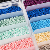 Czech Seed Beads Belt Box Charm Rondelle Spacer Beads