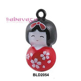 Japanese Doll Copper Bell Hanging Christmas Decor