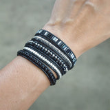 Geometric Beads Wrap Bracelet for Men Women