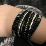 Geometric Beads Wrap Bracelet for Men Women