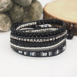 Geometric Beads Wrap Bracelet for Men Women