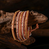 5Layers Hematite Beads Wrap Bracelet for Women Men Boho Natural Stone Bracelets