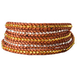 5Layers Hematite Beads Wrap Bracelet for Women Men Boho Natural Stone Bracelets
