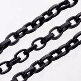 5M Aluminium Cable Chains Unwelded Oval Shape Metal Chain for Jewelry Making