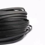 5M Flat Real Leather Cord for DIY Jewelry Making 5x2mm