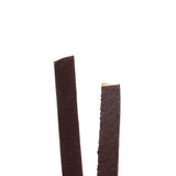 5M Flat Real Leather Cord for DIY Jewelry Making 5x2mm