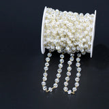 DIY Jewelry Plated Wire Wrapped Beaded Chain Rosary Crystal Beads