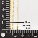 Metal Alloy Ball Beads Chains for Necklaces DIY Jewelry Making