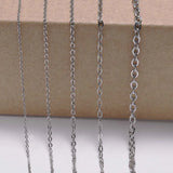 Stainless Steel Link Chain Bulk Necklace Chains 5M/Lot