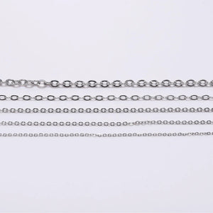 Stainless Steel Link Chain Bulk Necklace Chains 5M/Lot