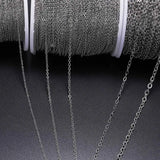 Stainless Steel Link Chain Bulk Necklace Chains 5M/Lot