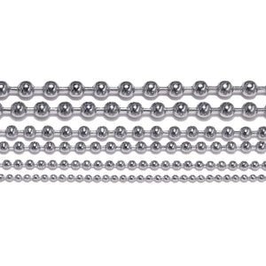 Stainless Steel Beaded Ball Chain 5M/Lot DIY Jewelry Making Supplies