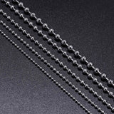 Stainless Steel Beaded Ball Chain 5M/Lot DIY Jewelry Making Supplies
