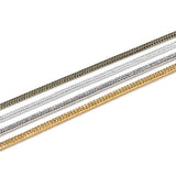 5M Rhodium Copper Snake Chain for DIY Jewelry
