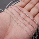 5M Metal Flattened O-chain Thin Chain for Diy Jewelry Necklace Cross Chain