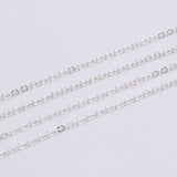 5M Metal Flattened O-chain Thin Chain for Diy Jewelry Necklace Cross Chain