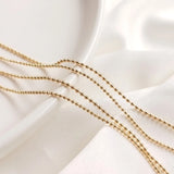 5M/Pack Plated True Necklace Bracelet Ball Chains DIY Jewelry