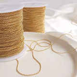 5M/Pack Plated True Necklace Bracelet Ball Chains DIY Jewelry