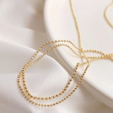 5M/Pack Plated True Necklace Bracelet Ball Chains DIY Jewelry