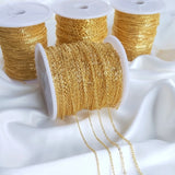 5M/Pack Plated True Necklace Bracelet Link Chains DIY Jewelry