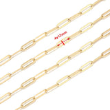 5M Stainless Steel Cable Chain Link Bulk Necklace Jewelry DIY Making