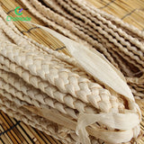 5M Hand Braided Natural Straw Braids DIY Accessories Material