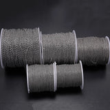 Stainless Steel Necklaces Chains Cross Chain 1.2-3mm DIY Jewelry Making