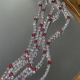 5MM 5A CZ Evil Eye Charm Tennis Women Bracelet