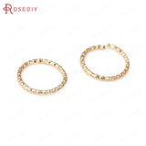 Brass Twisted Wire Jump Rings Split Rings Jewelry Making Supplies