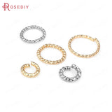 Brass Twisted Wire Jump Rings Split Rings Jewelry Making Supplies