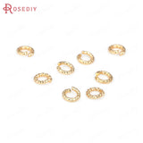 Brass Twisted Wire Jump Rings Split Rings Jewelry Making Supplies