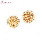 5MM 6MM 8MM 18K Brass Spacer Beads Jewelry Making Supplies