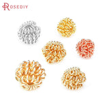 5MM 6MM 8MM 18K Brass Spacer Beads Jewelry Making Supplies