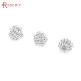 5MM 6MM 8MM 18K Brass Spacer Beads Jewelry Making Supplies