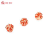 5MM 6MM 8MM 18K Brass Spacer Beads Jewelry Making Supplies