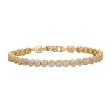 7in+1in CZ Tennis Bracelet For Women BB216