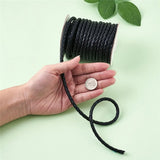 5MM Braided Leather Cord Rope Beading Supplies for Jewelry Making