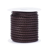 5MM Braided Leather Cord Rope Beading Supplies for Jewelry Making