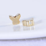 24K Real Plated Copper Butterfly Beads Charms DIY Jewelry Making Findings