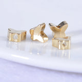 24K Real Plated Copper Butterfly Beads Charms DIY Jewelry Making Findings