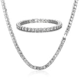 Iced Out Tennis Chain Rhinestone Crystal Jewelry Women Choker Necklace