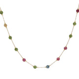 5MM Natural Agate Crystal Gemstone Beaded Chain for Jewelry Making