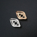 5MM Evil Eye of Horus Pendant Setting 925 Sterling Silver