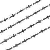 5MM Stainless Steel Soldered Cross Chains for Jewelry Making