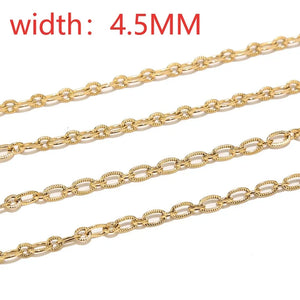 5MM Stainless Steel Cable Chain Link for Necklace Jewelry DIY Making