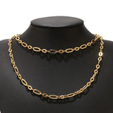 5MM Stainless Steel Cable Chain Link for Necklace Jewelry DIY Making