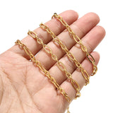 5MM Stainless Steel Cable Chain Link for Necklace Jewelry DIY Making