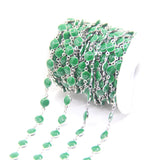 6mm Enamel Beaded Rosary Chains,Copper Links Chokers