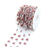 6mm Enamel Beaded Rosary Chains,Copper Links Chokers