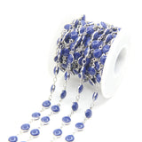 6mm Enamel Beaded Rosary Chains,Copper Links Chokers